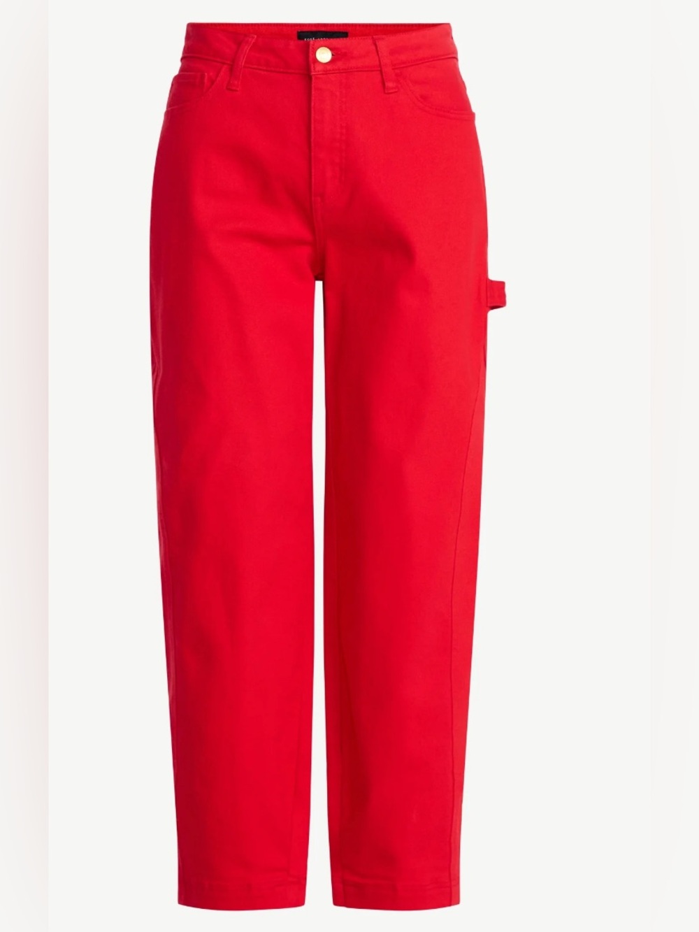 Free Assembly Midrise Cropped Barrel Jeans, 27.5" Inseam (98% Cotton 2% Spandex)